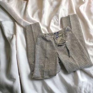 Womens Gap plaid dress pants